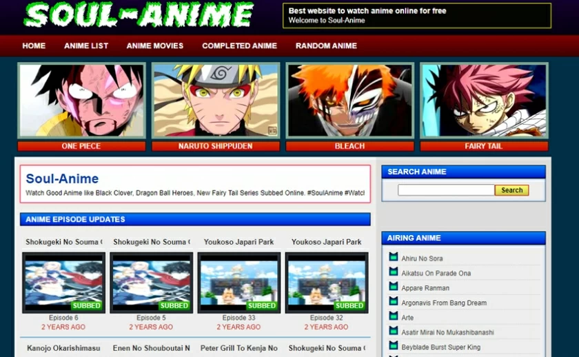 Is there any other websites , where I can able to download anime